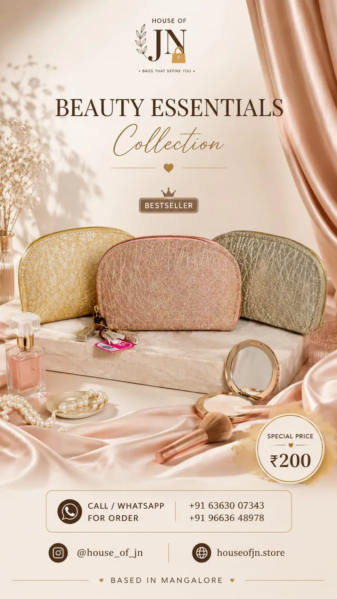 Beauty Essentials - Pouch - House of JN