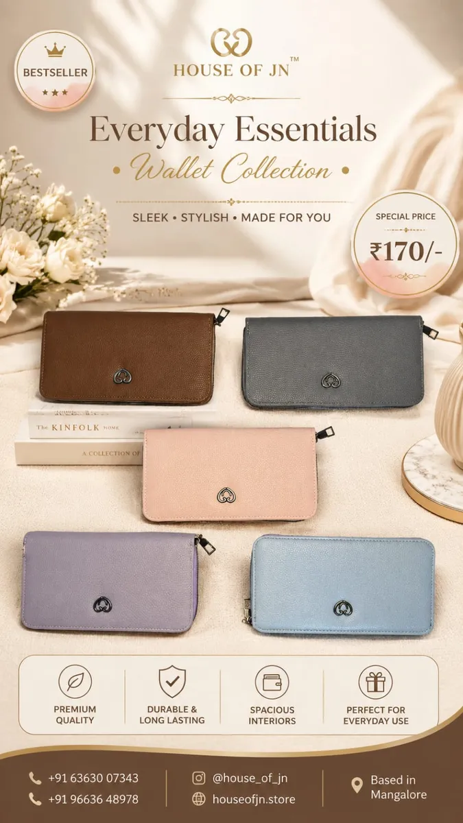 Everyday Wallet - Wallet - House of JN