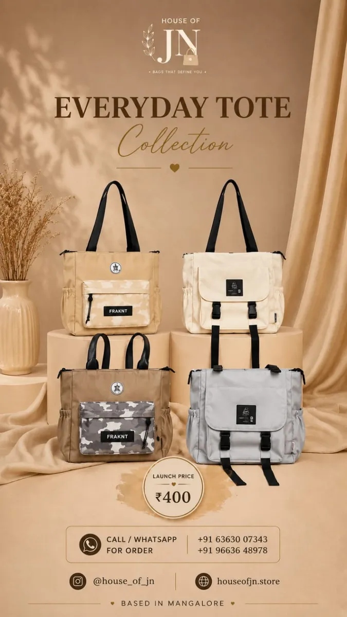 Everyday Tote - Tote Bag - House of JN