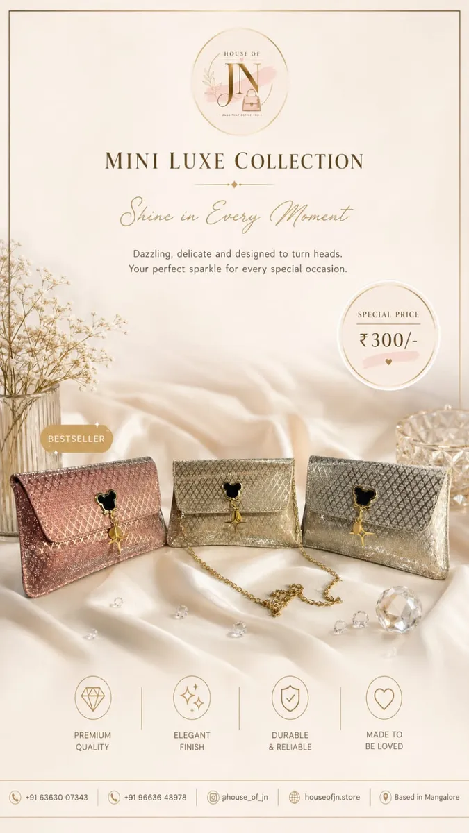 Mini Luxe Glitz - Clutch - House of JN