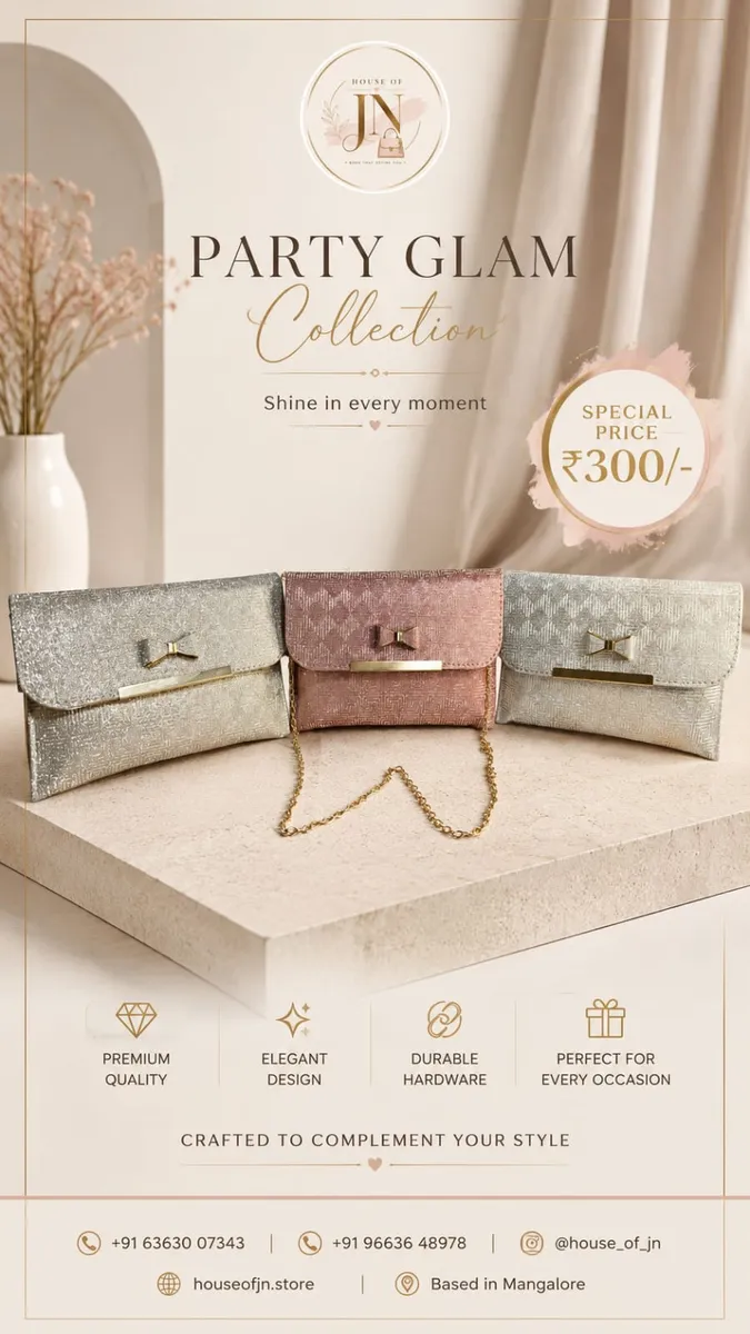 Party Glam Frenzy - Party Clutch - House of JN