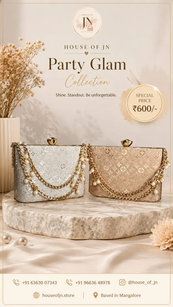 Party Glam Glitz - Party Clutch - House of JN
