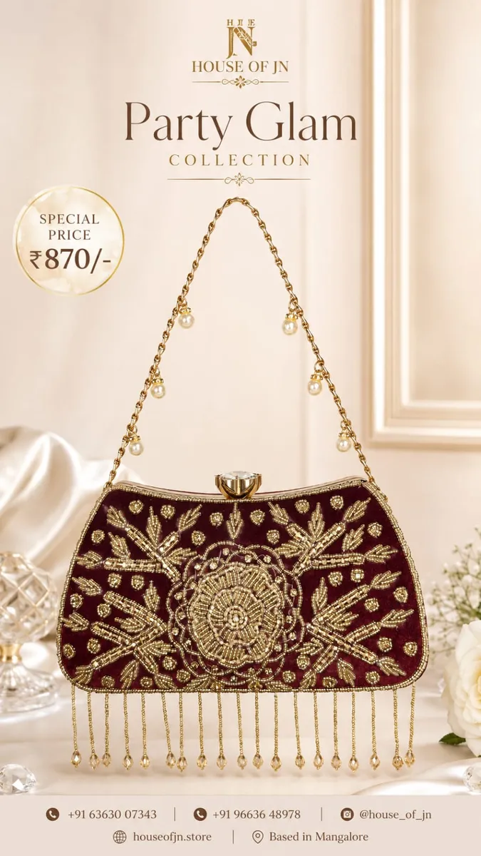 Party Glam - Party Clutch - House of JN