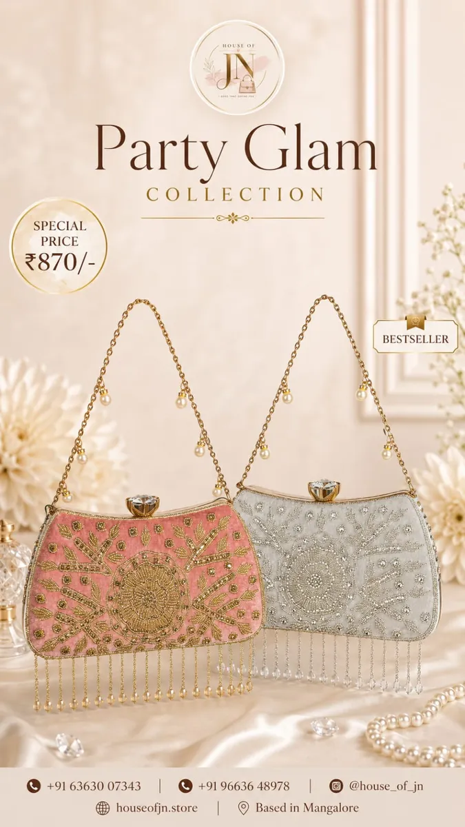 Party Glam Glazy - Party Clutch - House of JN