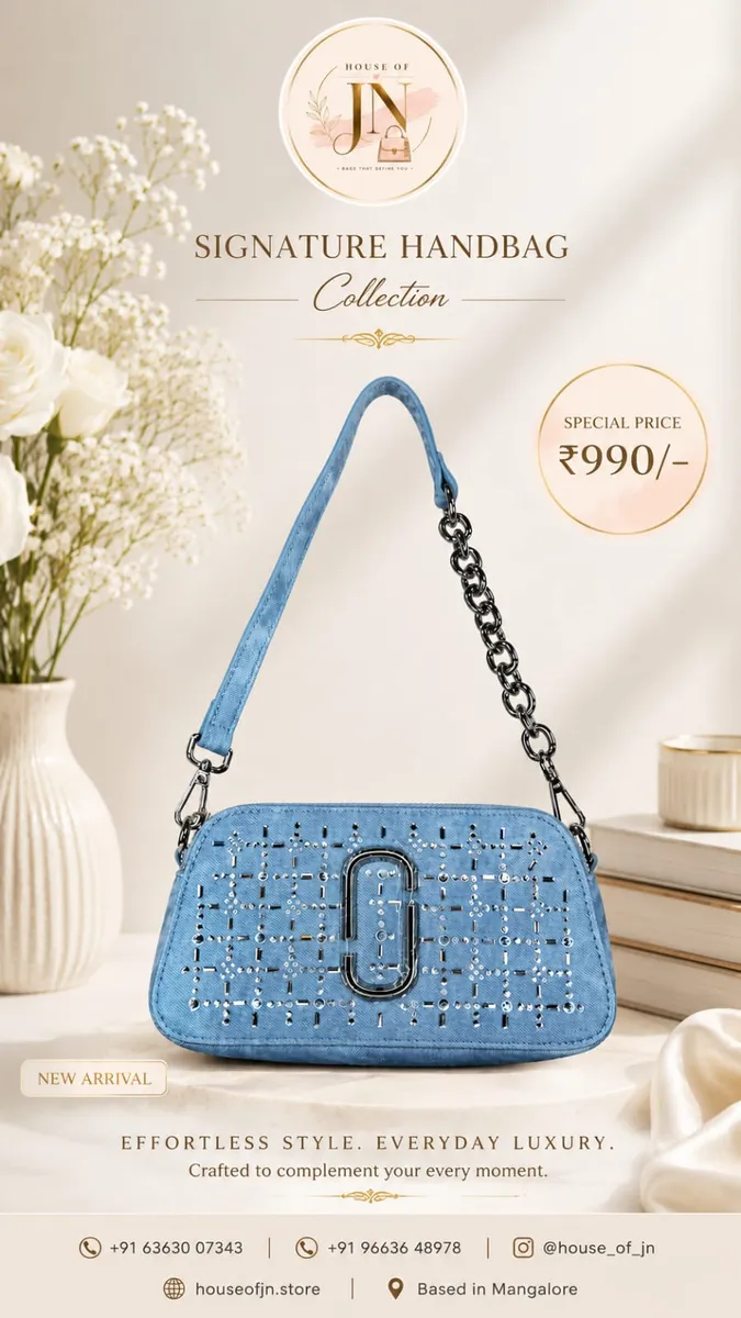 Signature Handbag - Sling Bag - House of JN